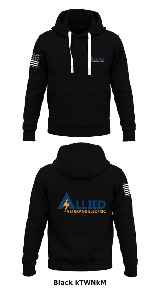 Allied veterans electric Store 1  Core Men's Hooded Performance Sweatshirt - kTWNkM