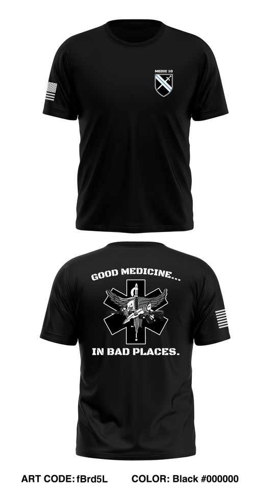 Medic 10 Store 1 Core Men's SS Performance Tee - fBrd5L