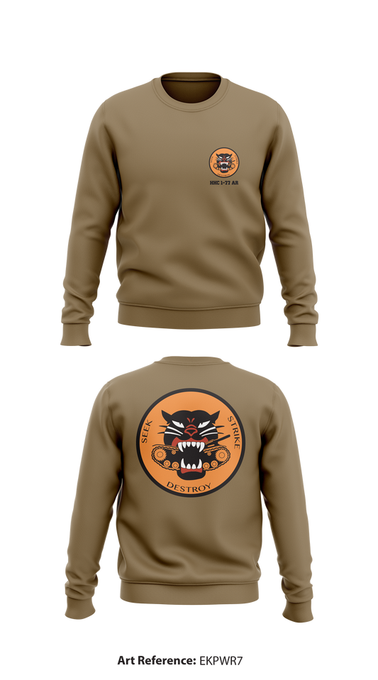 HHC 1-77 AR Store 1 Core Men's Crewneck Performance Sweatshirt - eKpwr7