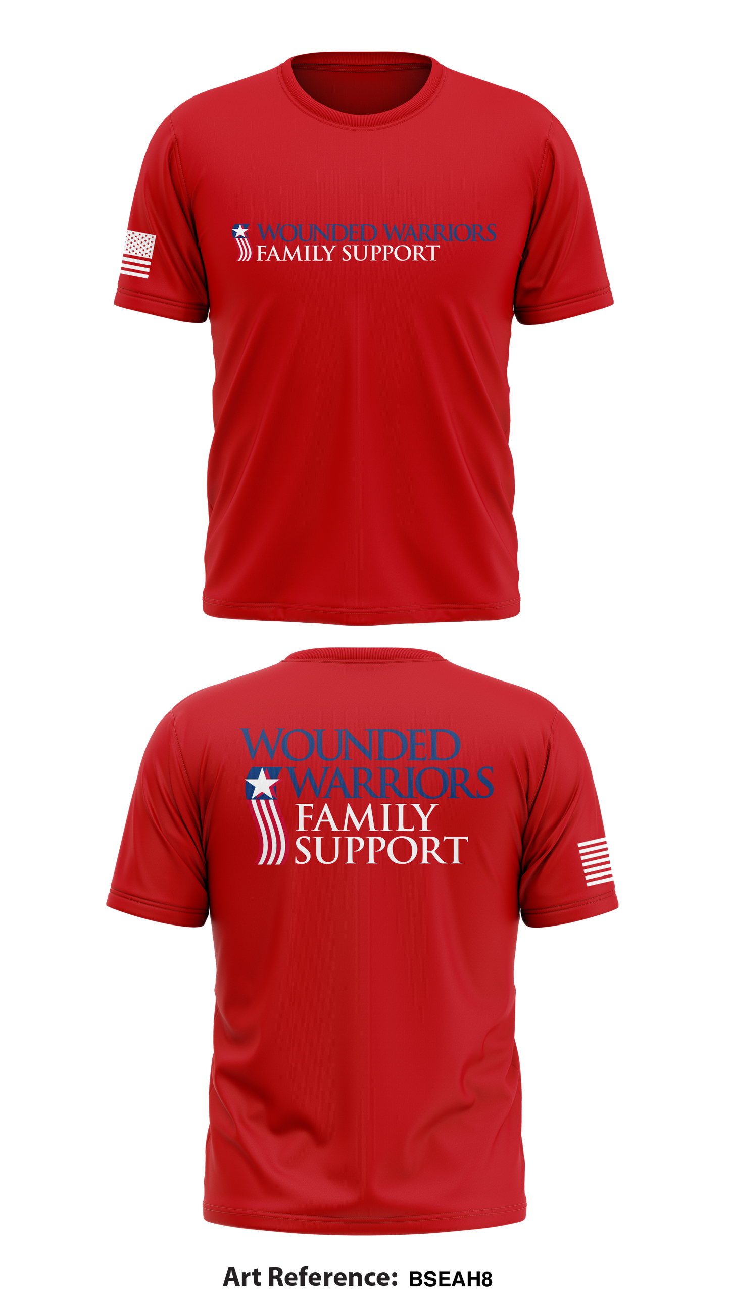 Wounded Warriors Family Support Store 1 Core Men's SS Performance Tee - bseAh8