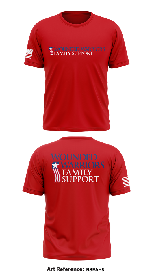 Wounded Warriors Family Support Store 1 Core Men's SS Performance Tee - bseAh8