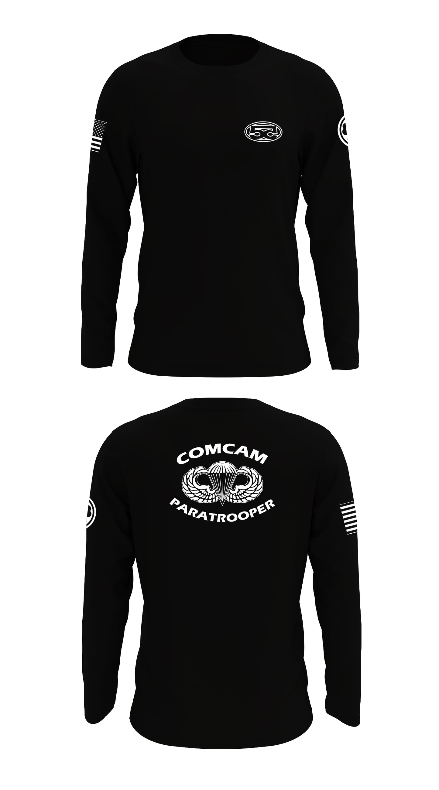 55th Signal Company (COMCAM) Store 1 Core Men's LS Performance Tee - ~A$