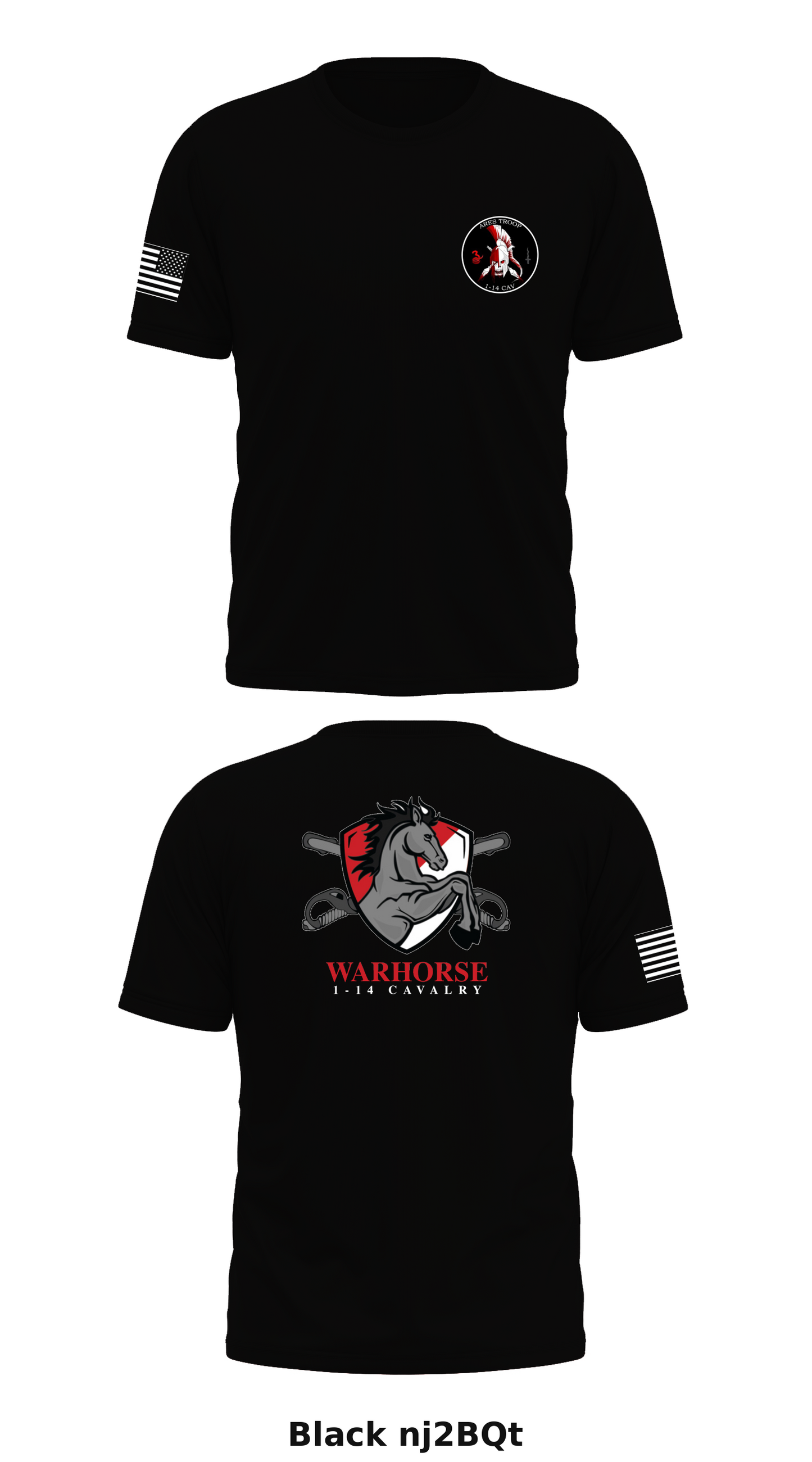 A TRP, 1-14 CAV, 1-2 SBCT Store 1 Core Men's SS Performance Tee - nj2BQt