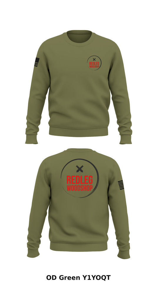 Redleg Store 1 Core Men's Crewneck Performance Sweatshirt - Y1YOQT