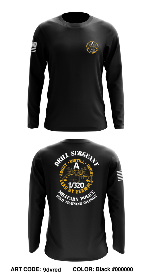 A Co 1/320 Store 1 Core Men's LS Performance Tee - 9dvred