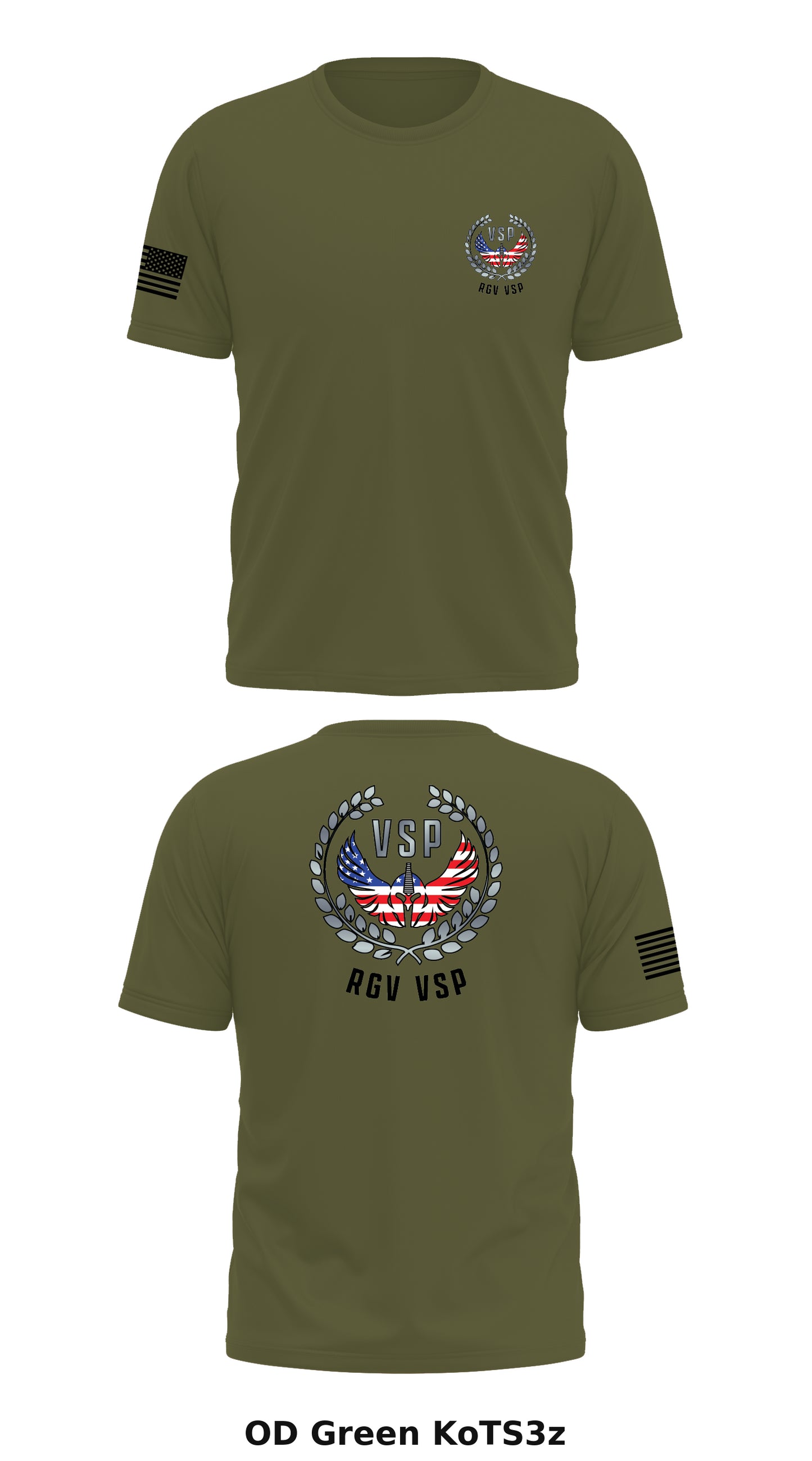 USBP Store 1 Core Men's SS Performance Tee - KoTS3z