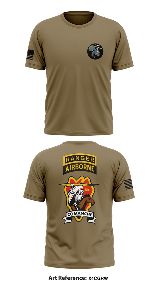 3rd Platoon Comanche Company Store 1 Core Men's SS Performance Tee - x4CGRW