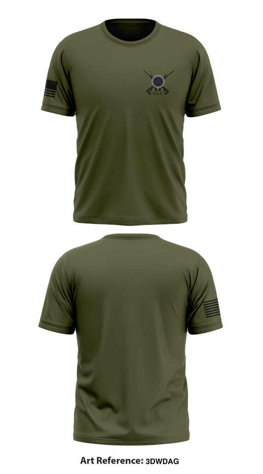 GCRTA Emergency Service Team (EST) Store 1 Core Men's SS Performance Tee - 3dwdaG