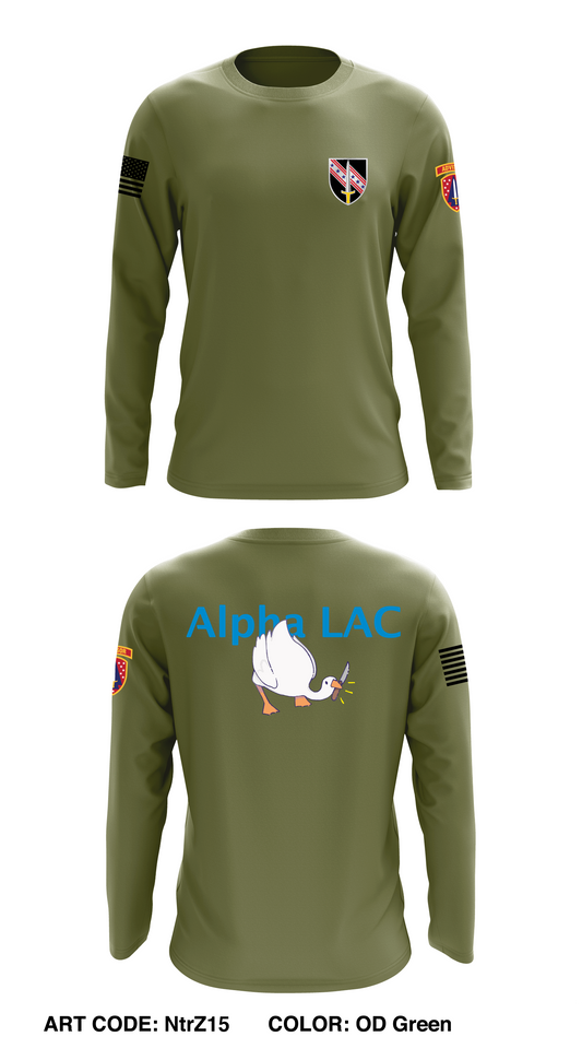 A Co, 6th BN, 54th SFAB Store 1 Core Men's LS Performance Tee - NtrZ15