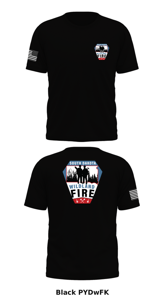 South Dakota Wildland Fire Store 1 Core Men's SS Performance Tee - PYDwFK