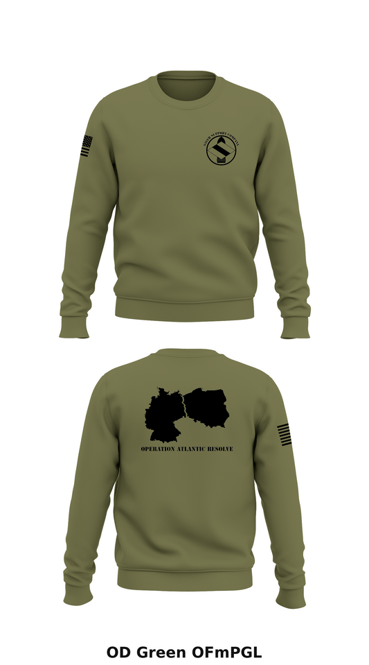 936th Support Company Store 1 Core Men's Crewneck Performance Sweatshirt - OFmPGL