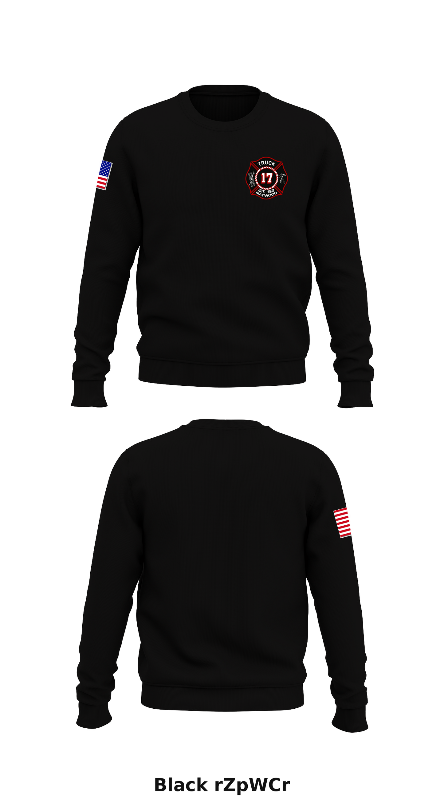 Truck 17 Store 1 Core Men's Crewneck Performance Sweatshirt - rZpWCr