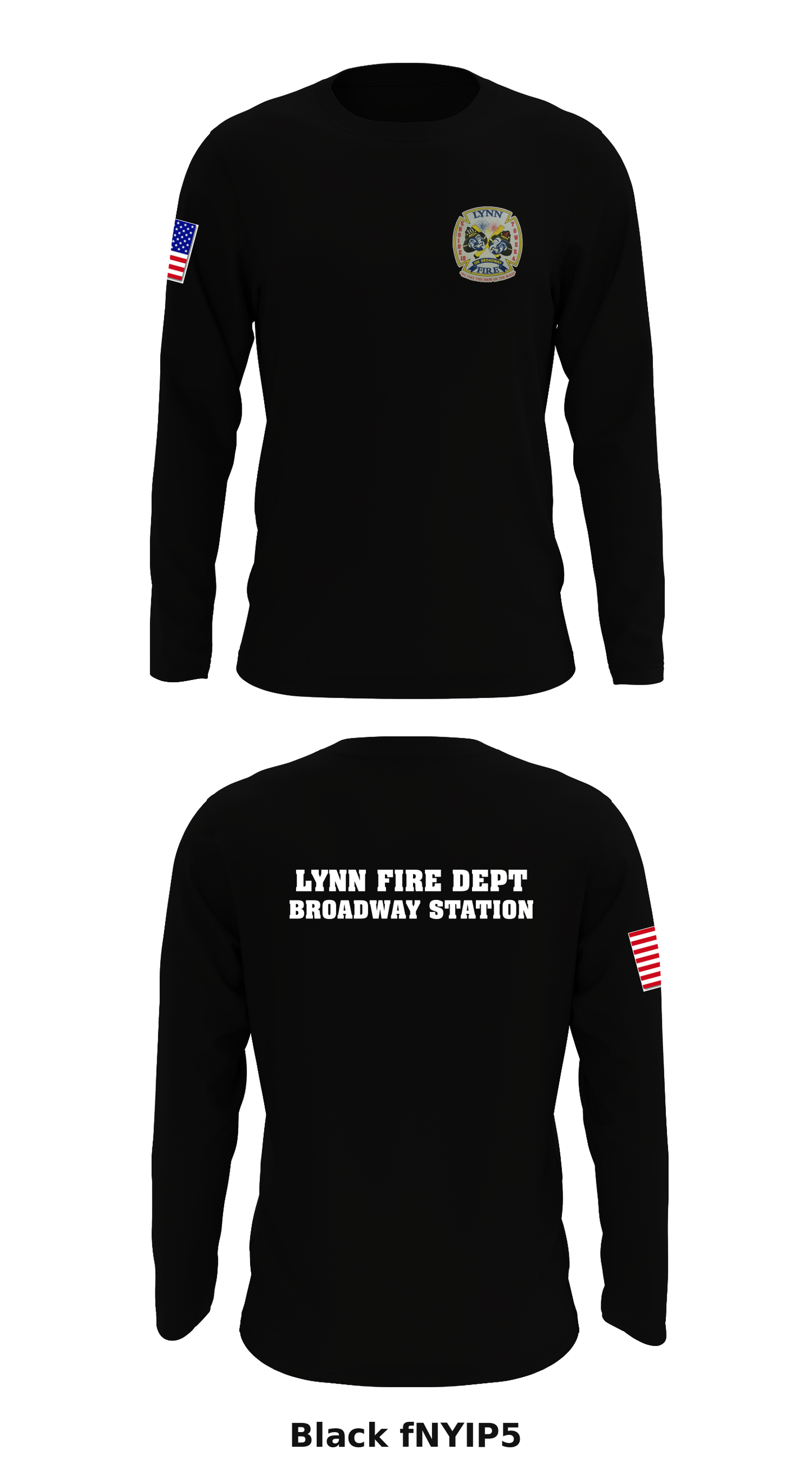 Lynn fire dept Broadway station  Store 1 Core Men's LS Performance Tee - fNYIP5