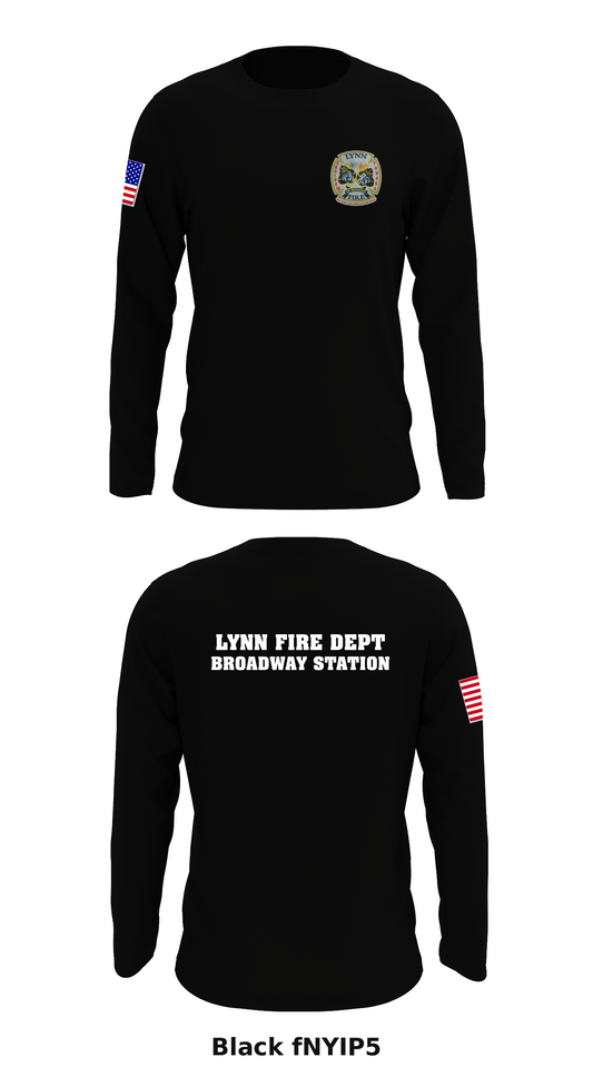 Lynn fire dept Broadway station  Store 1 Core Men's LS Performance Tee - fNYIP5