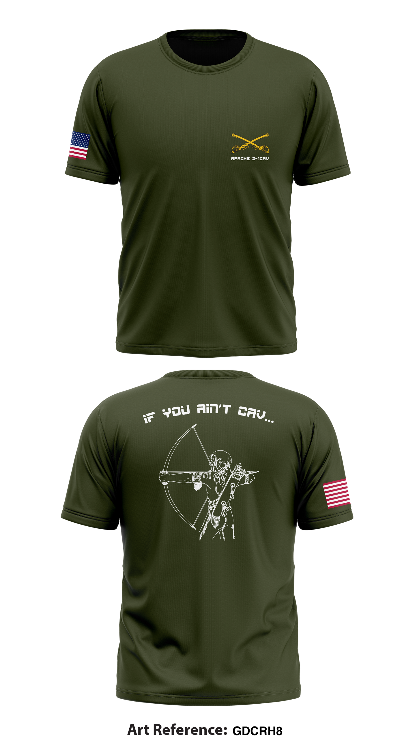 Apache 2-1CAV Store 1 Core Men's SS Performance Tee - GdCrH8