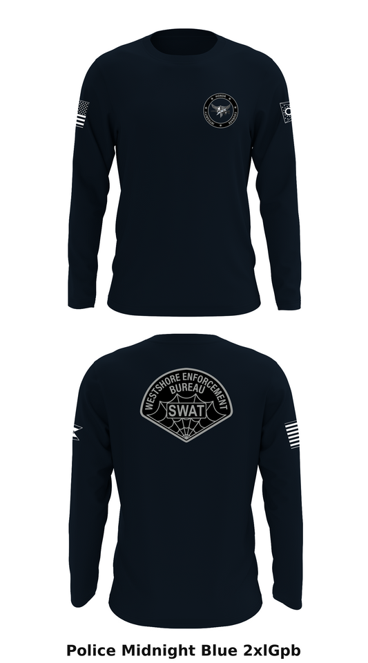 WEB SWAT Store 1 Core Men's LS Performance Tee - 2xlGpb