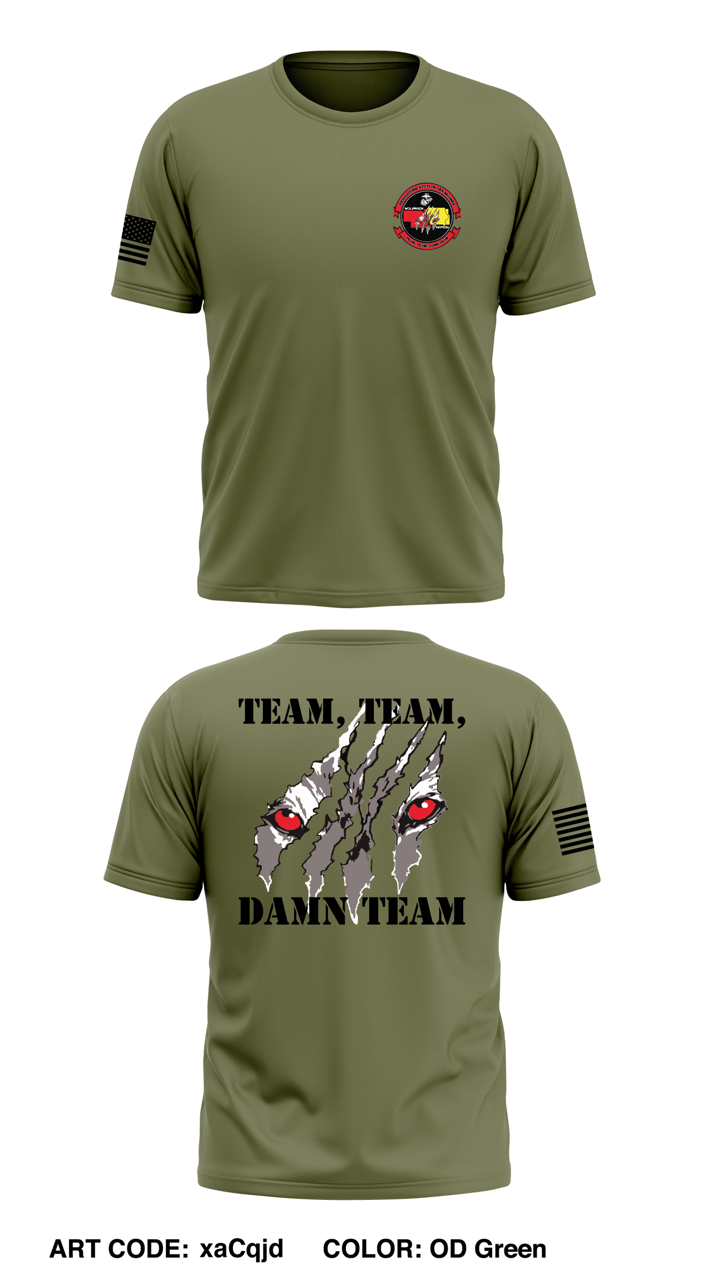 Recruiting Station Des Moines Store 1 Core Men's SS Performance Tee - xaCqjd