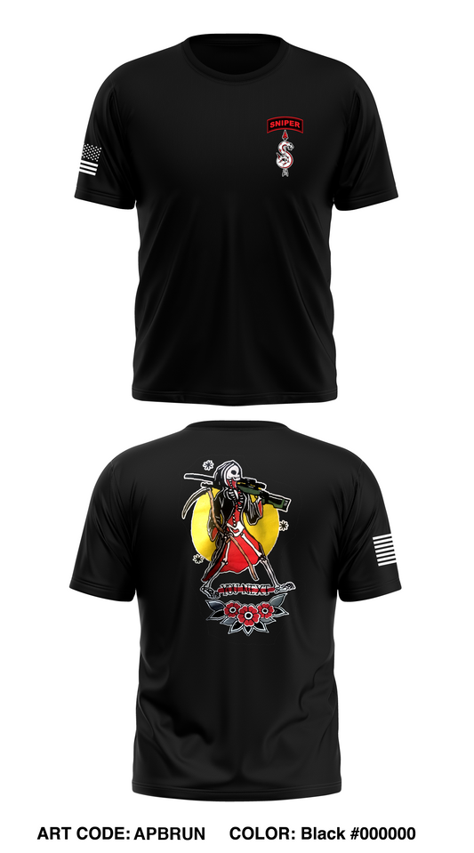 HHC 2-198 Sniper Section Store 1 Core Men's SS Performance Tee - APBRUN