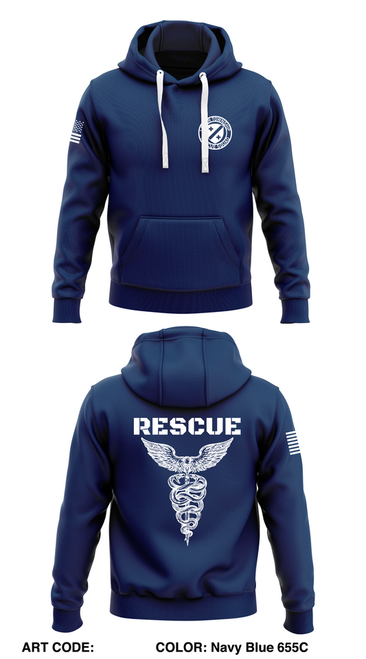 Lower Township Rescue  Store 1  Core Men's Hooded Performance Sweatshirt - 8UvMpr