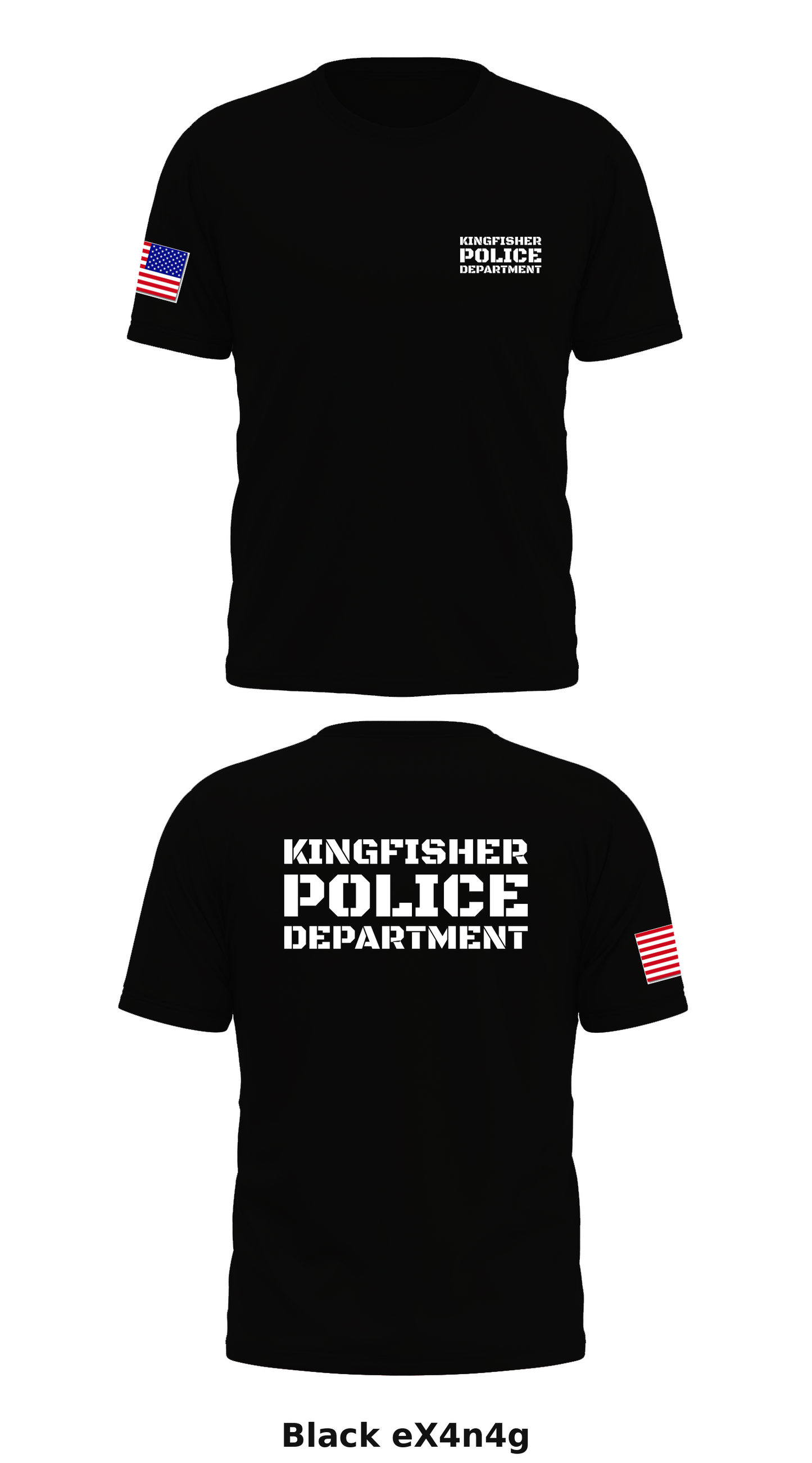 Kingfisher Police Department Store 1 Core Men's SS Performance Tee - eX4n4g
