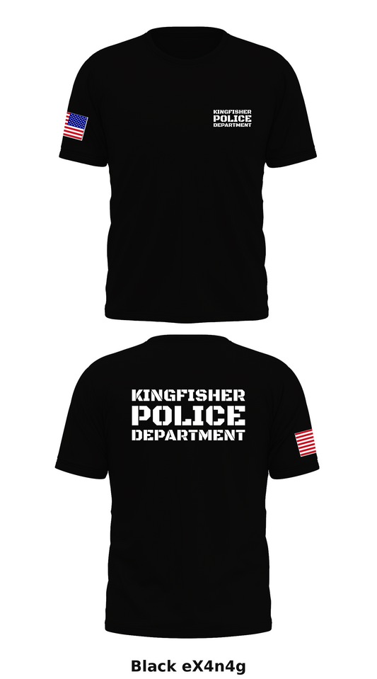 Kingfisher Police Department Store 1 Core Men's SS Performance Tee - eX4n4g
