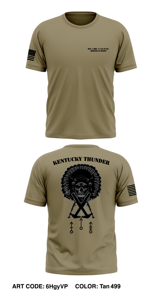 DET 1 HHC 1/149th IN BN Store 1 Core Men's SS Performance Tee - 6HgyVP