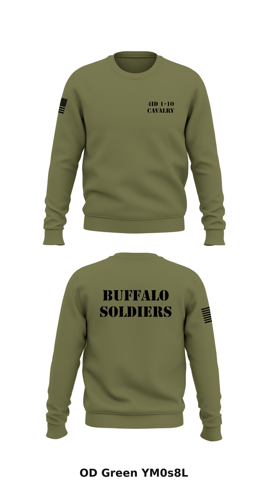 4id 1-10 cavalry Store 1 Core Men's Crewneck Performance Sweatshirt - YM0s8L