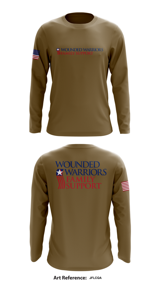 Wounded Warriors Family Support Store 1 Core Men's LS Performance Tee - JfLcqa