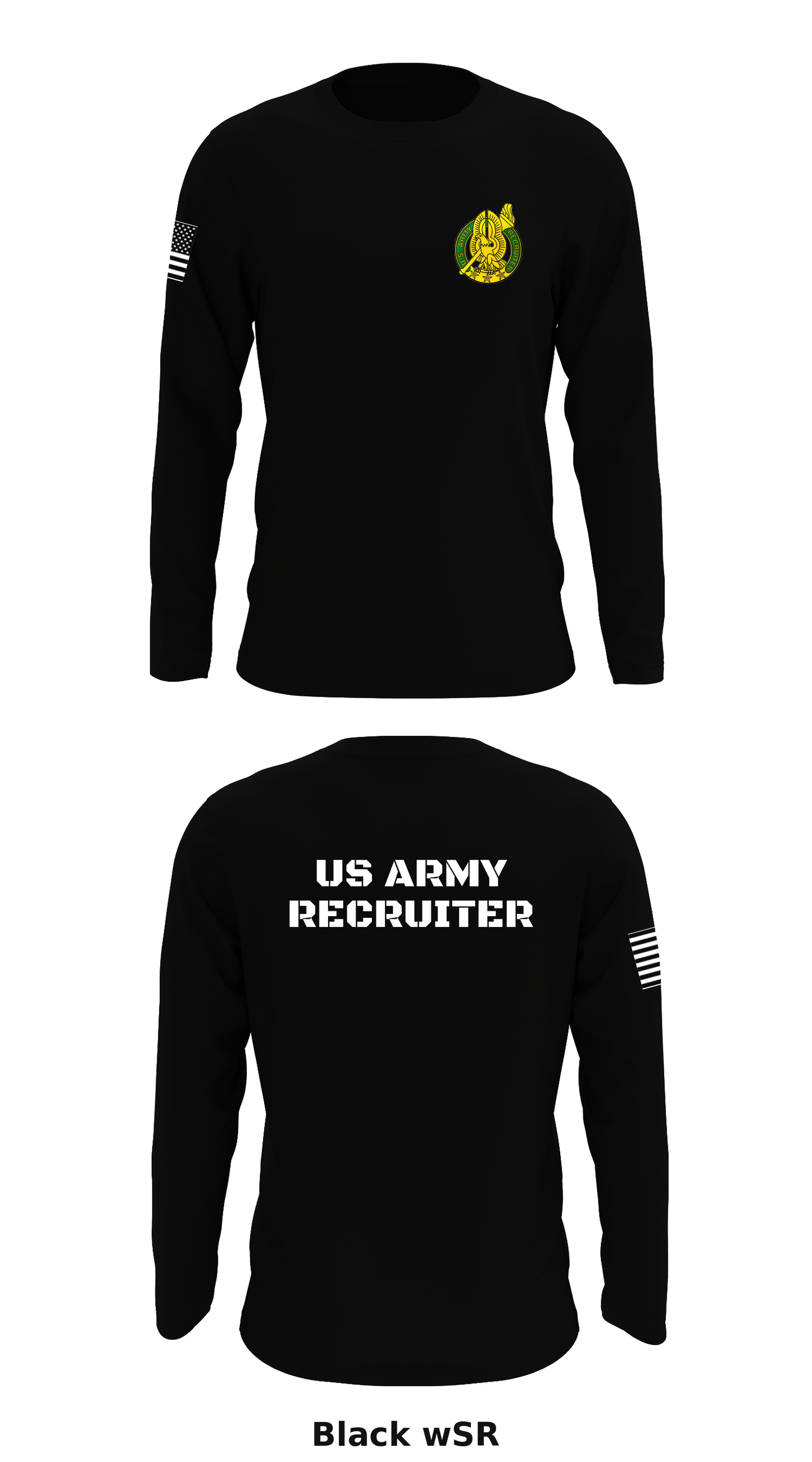 Recruiter Store 1 Core Men's LS Performance Tee - wSR