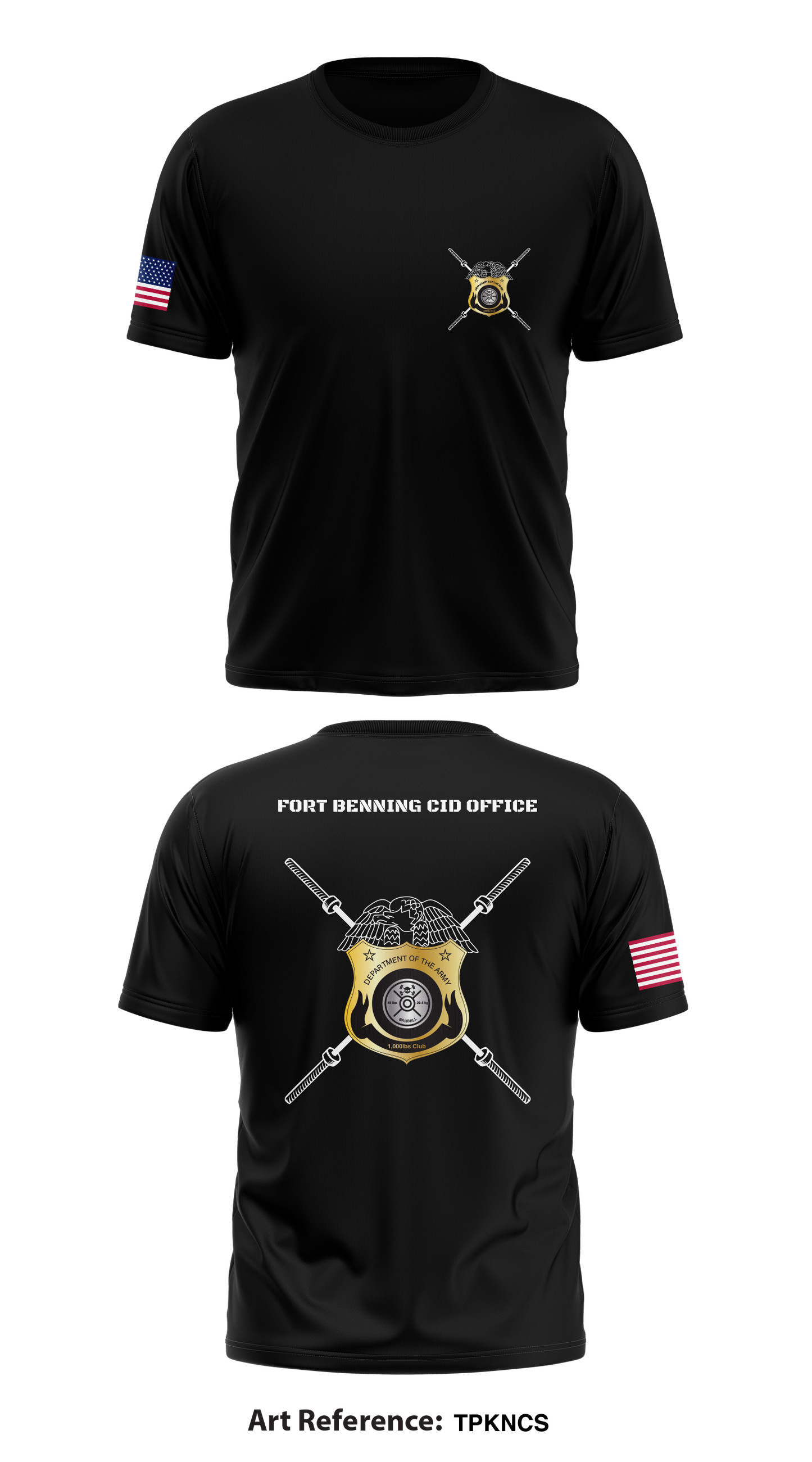 Fort Benning CID Office Store 1 Core Men's SS Performance Tee - tPKNcS