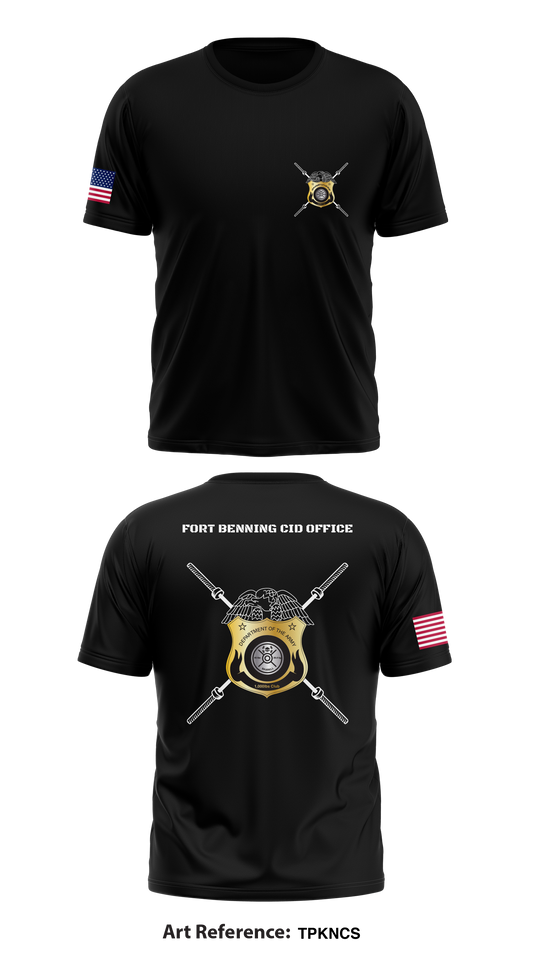 Fort Benning CID Office Store 1 Core Men's SS Performance Tee - tPKNcS