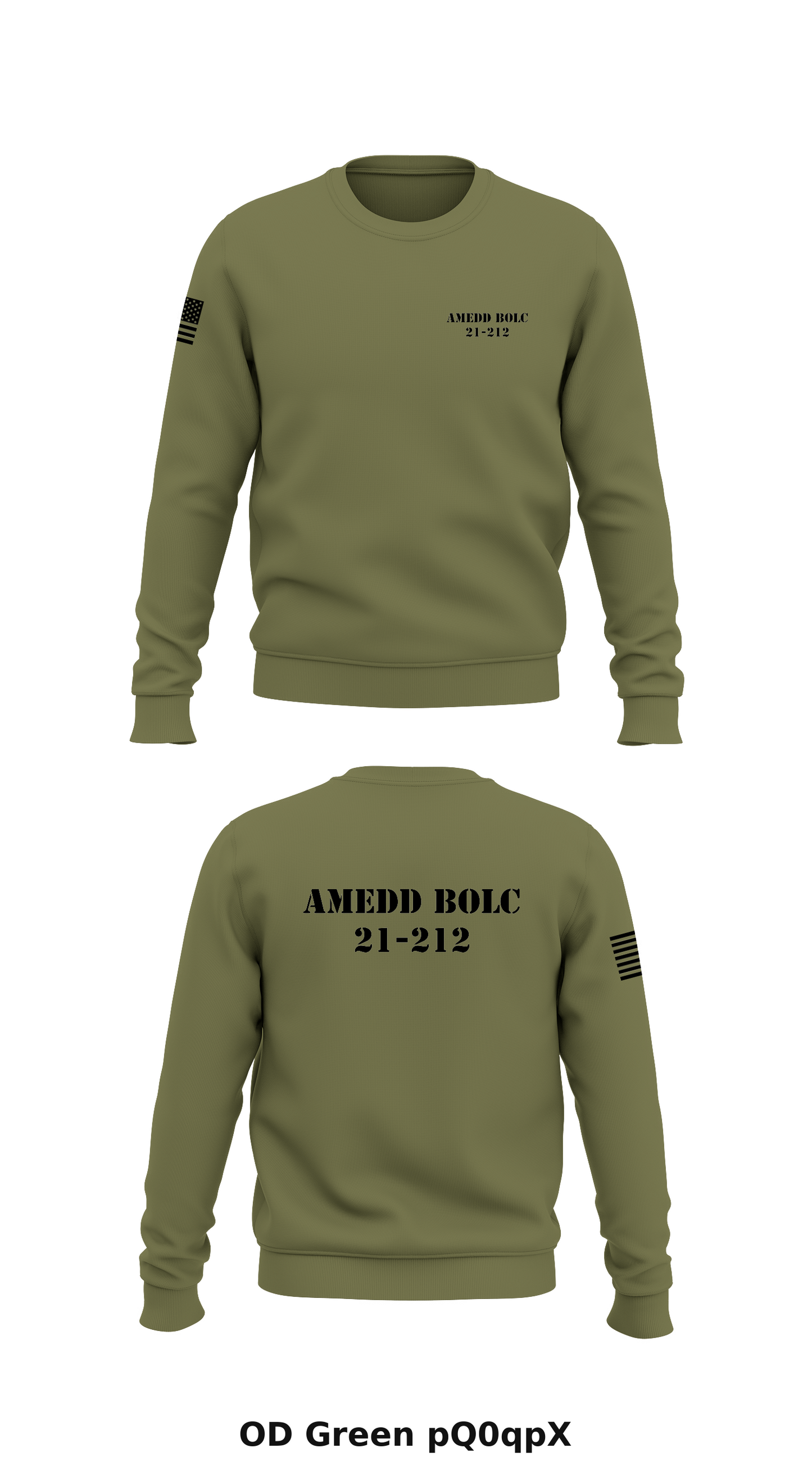 A Co, 187th MED DN Store 1 Core Men's Crewneck Performance Sweatshirt - pQ0qpX
