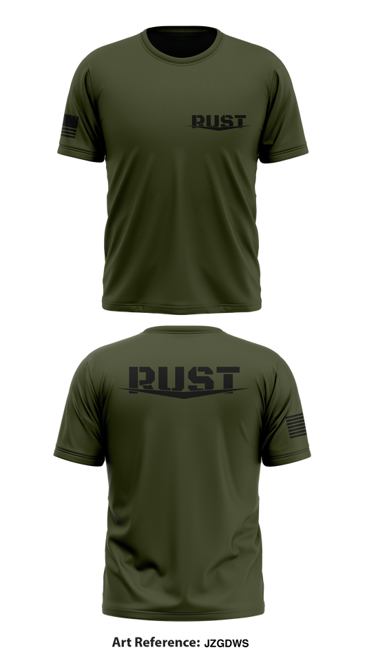 RUST Store 1 Core Men's SS Performance Tee - jzGDWs