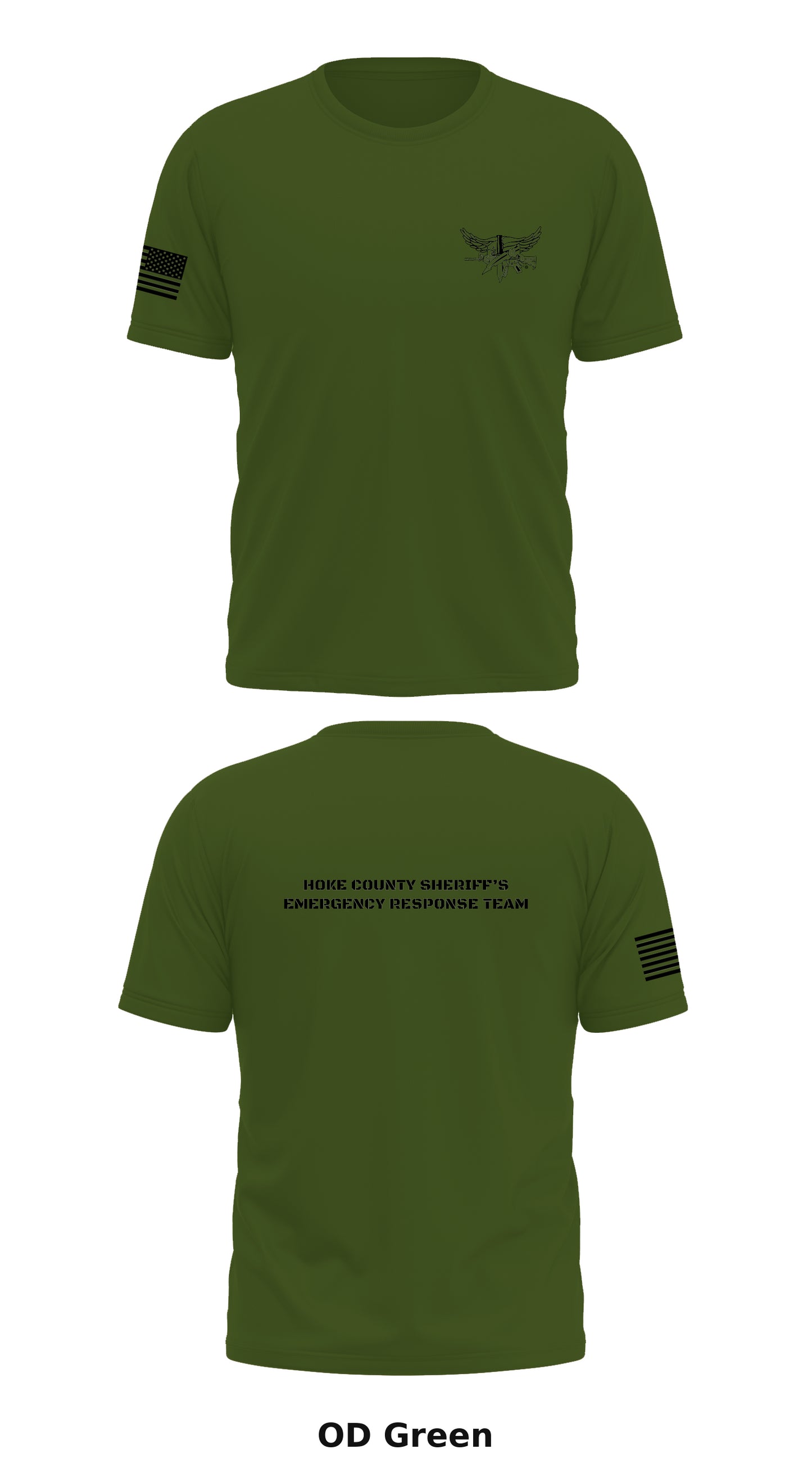 Hoke county Sheriff’s emergency response team Store 1 Core Men's SS Performance Tee - 72880130998