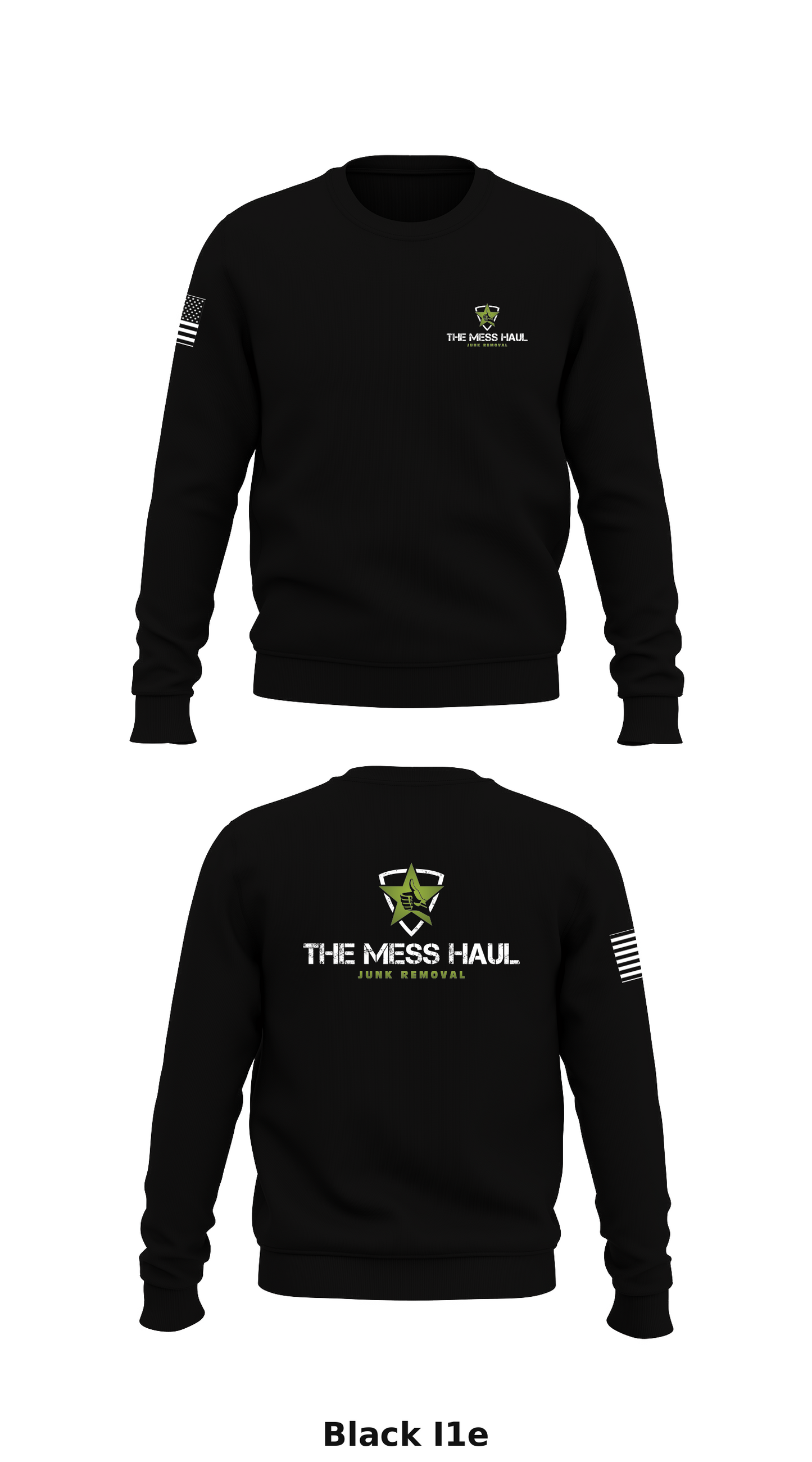 Mess Haul Store 1 Core Men's Crewneck Performance Sweatshirt - I1e