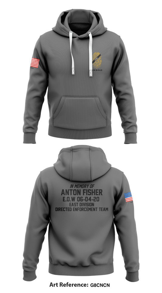 DIRECTED ENFORCEMENT TEAM EAST DIVISION Store 1  Core Men's Hooded Performance Sweatshirt - G8cNCN