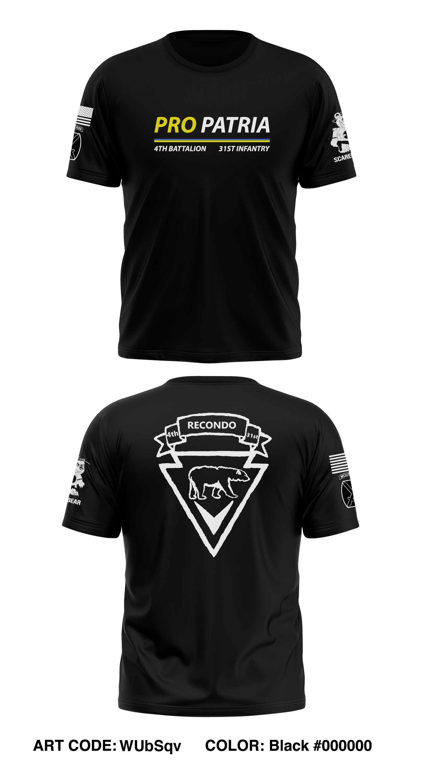 HHC, 4th BN, 31st IN Store 1 Core Men's SS Performance Tee - WUbSqv