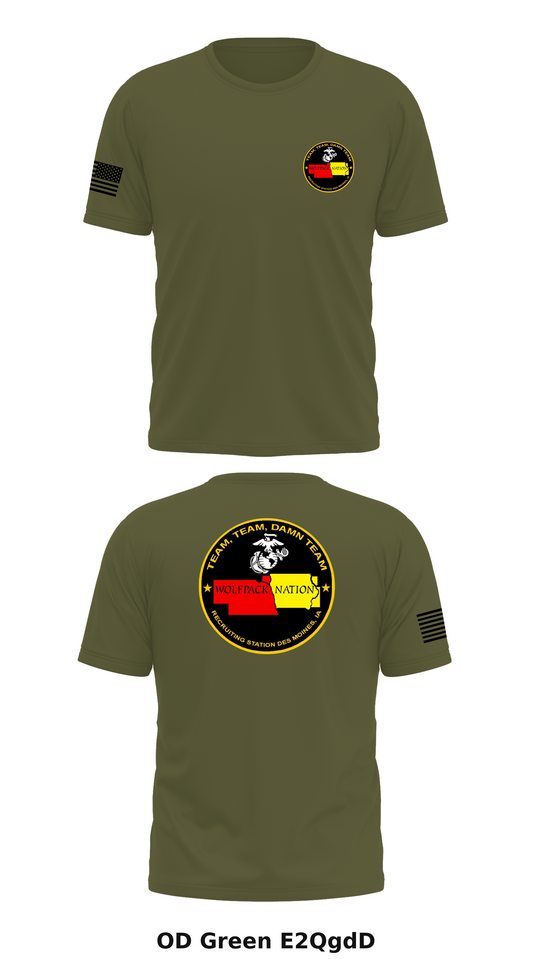 Recruiting Station Des Moines Store 1 Core Men's SS Performance Tee - E2QgdD