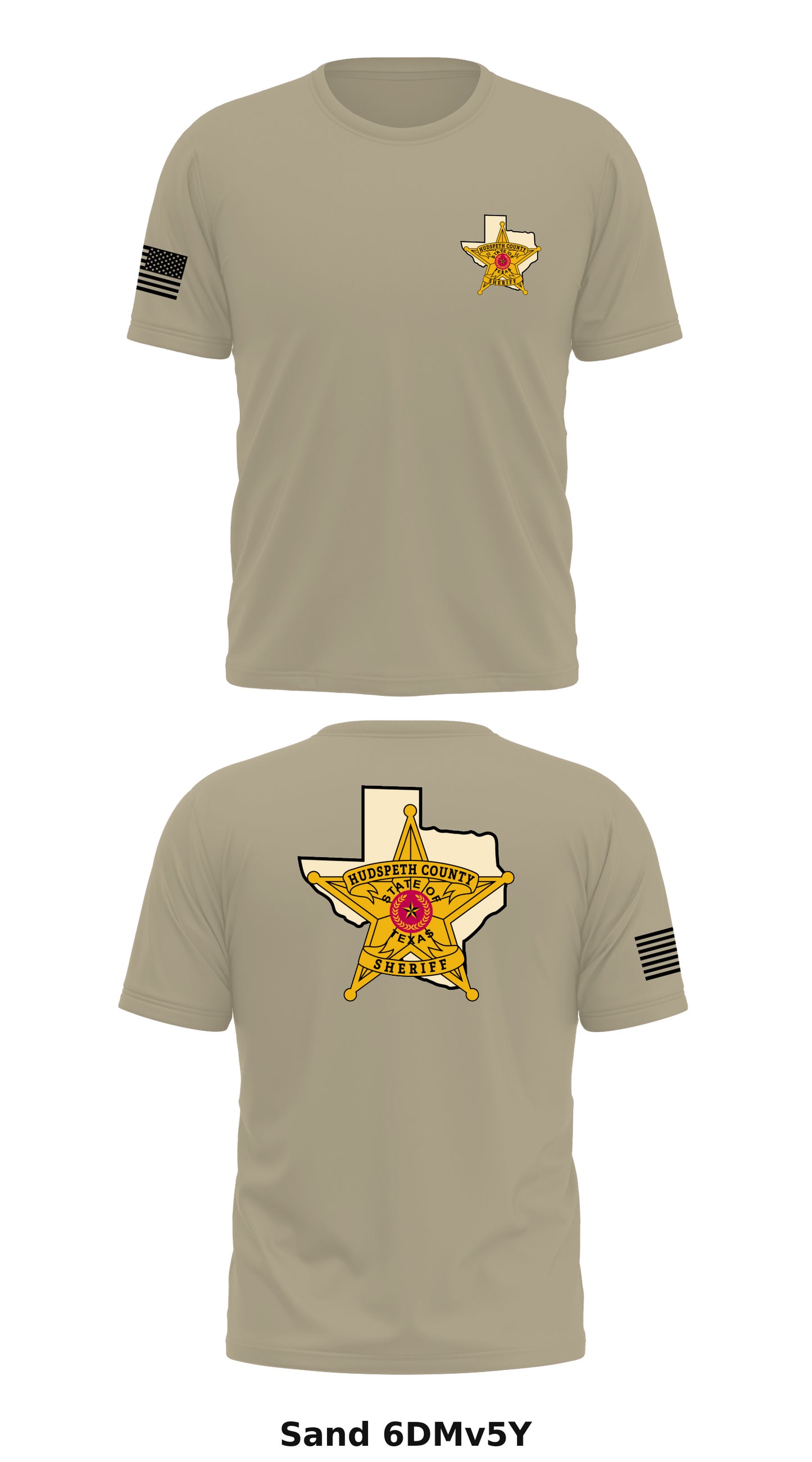 Hudspeth County Sheriffs  Store 1 Core Men's SS Performance Tee - 6DMv5Y