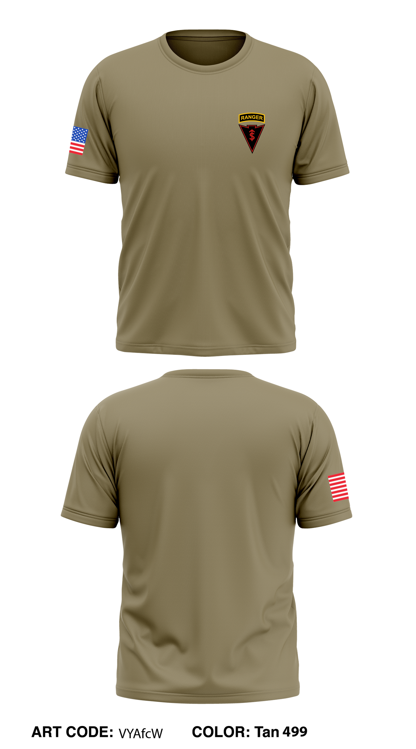HHC 3-126 Scout Snipers Store 1 Core Men's SS Performance Tee - VYAfcW