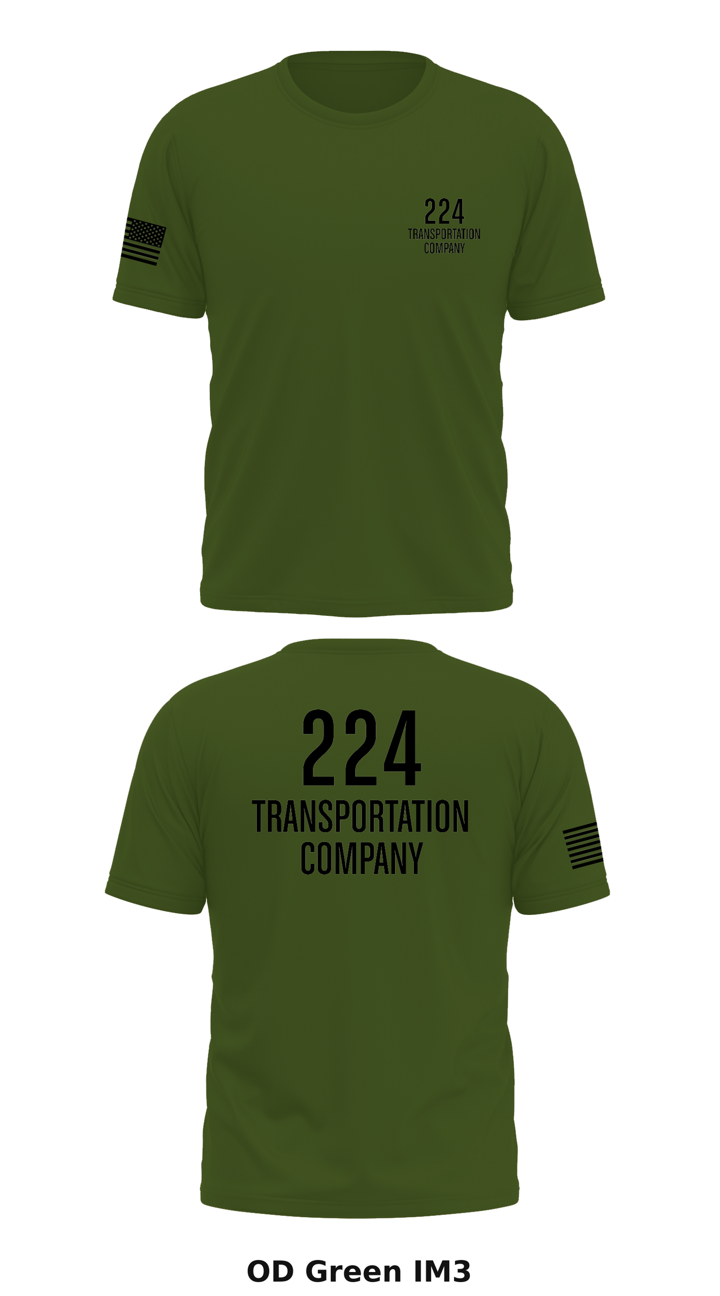 224 Transportation Co Store 1 Core Men's SS Performance Tee - IM3