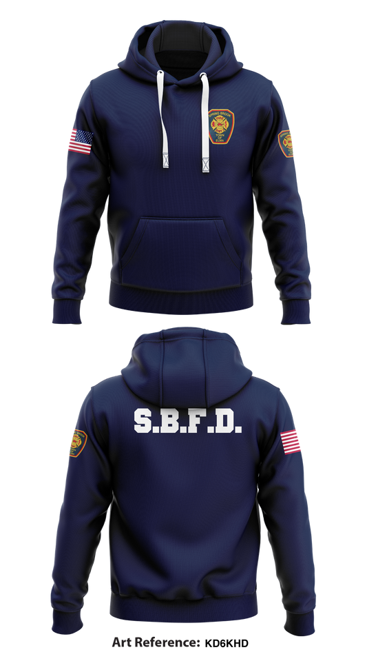 Spring Brook Fire Dist Store 1  Core Men's Hooded Performance Sweatshirt - kd6kHD