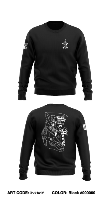 M Btry, 3 BN, 14th MARDIV Store 1 Core Men's Crewneck Performance Sweatshirt - BvkhdY