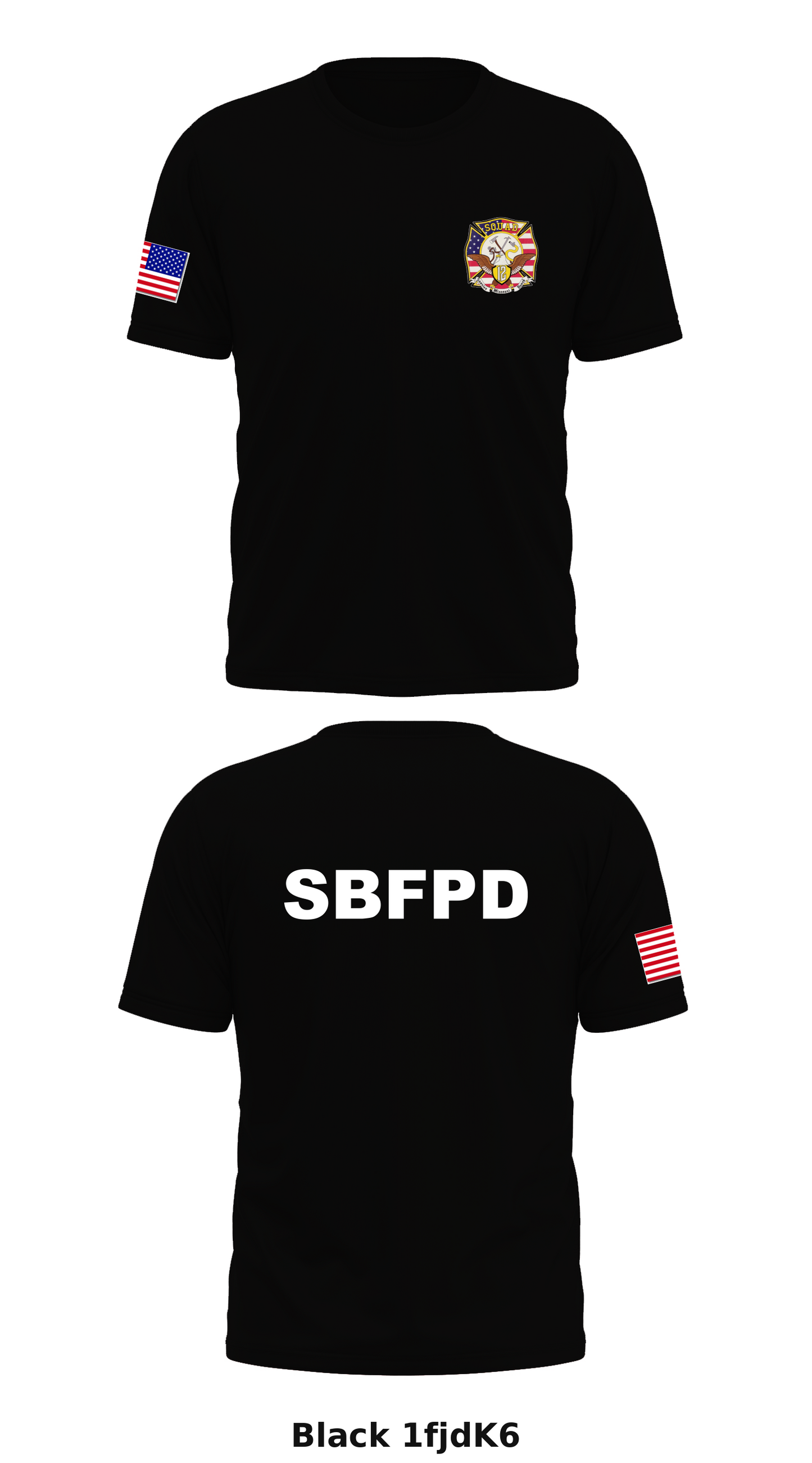 SBFPD Store 1 Core Men's SS Performance Tee - 1fjdK6