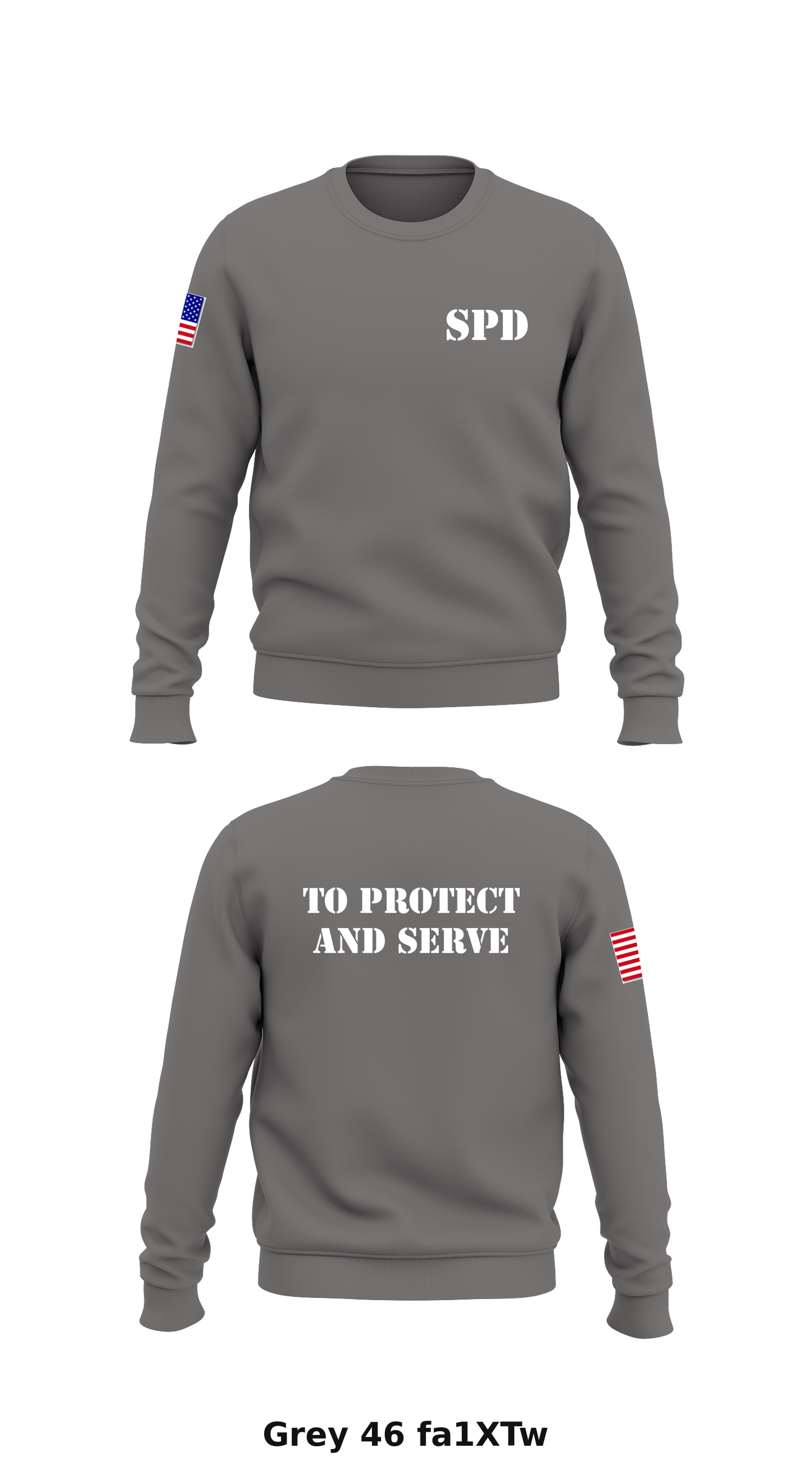 SPD Store 1 Core Men's Crewneck Performance Sweatshirt - fa1XTw