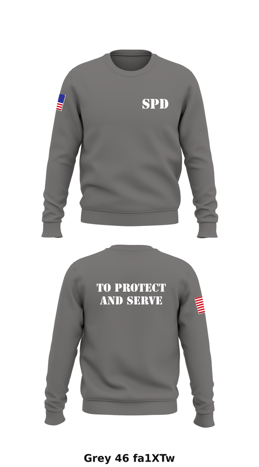 SPD Store 1 Core Men's Crewneck Performance Sweatshirt - fa1XTw