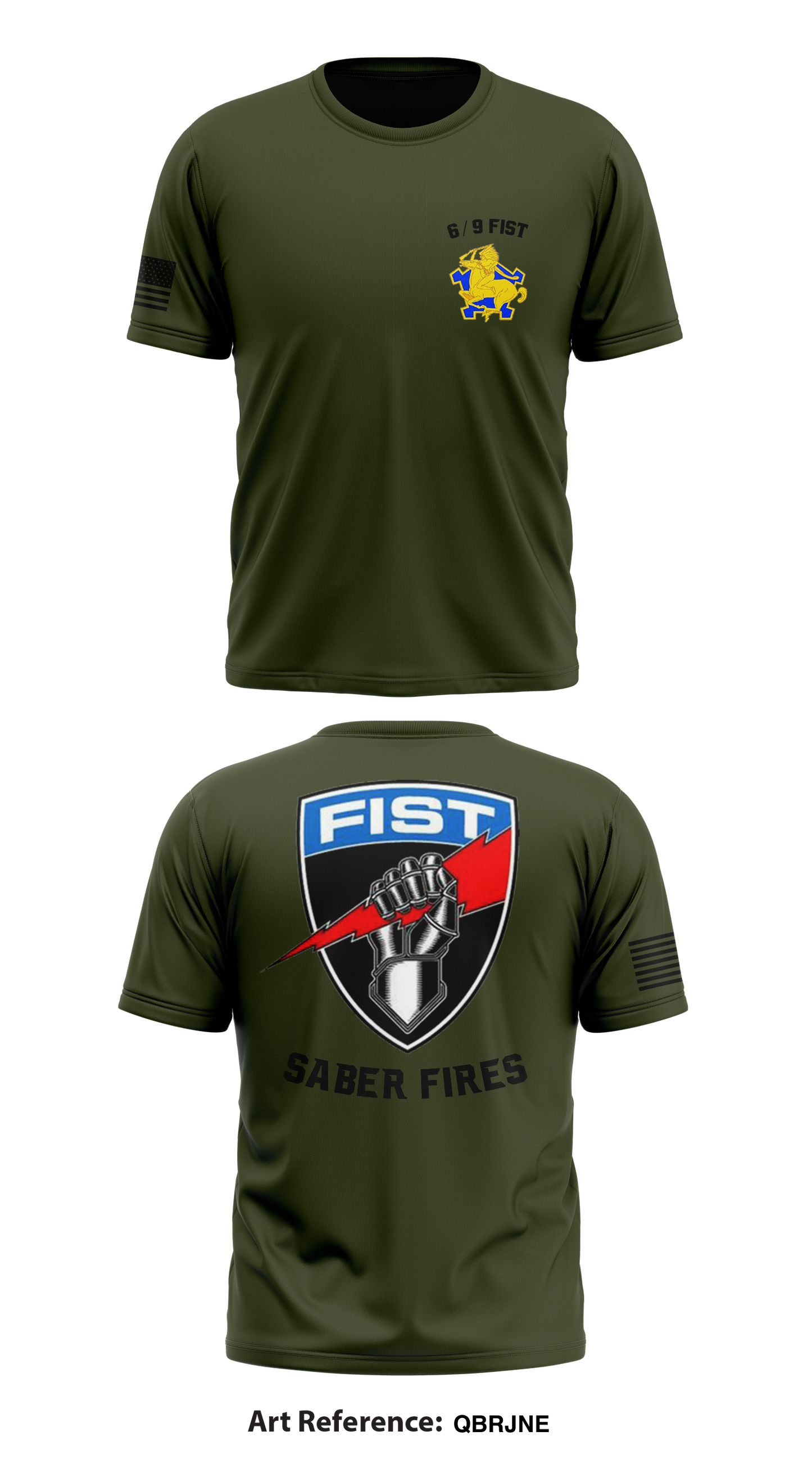 Dakota FiST 6/9 3ABCT 1Cav Store 1 Core Men's SS Performance Tee - qBrjne