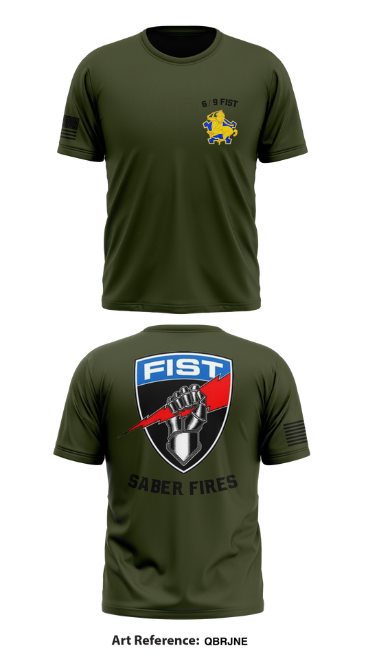 Dakota FiST 6/9 3ABCT 1Cav Store 1 Core Men's SS Performance Tee - qBrjne