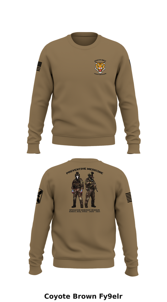 HHC 256th IBCT Store 1 Core Men's Crewneck Performance Sweatshirt - Fy9elr