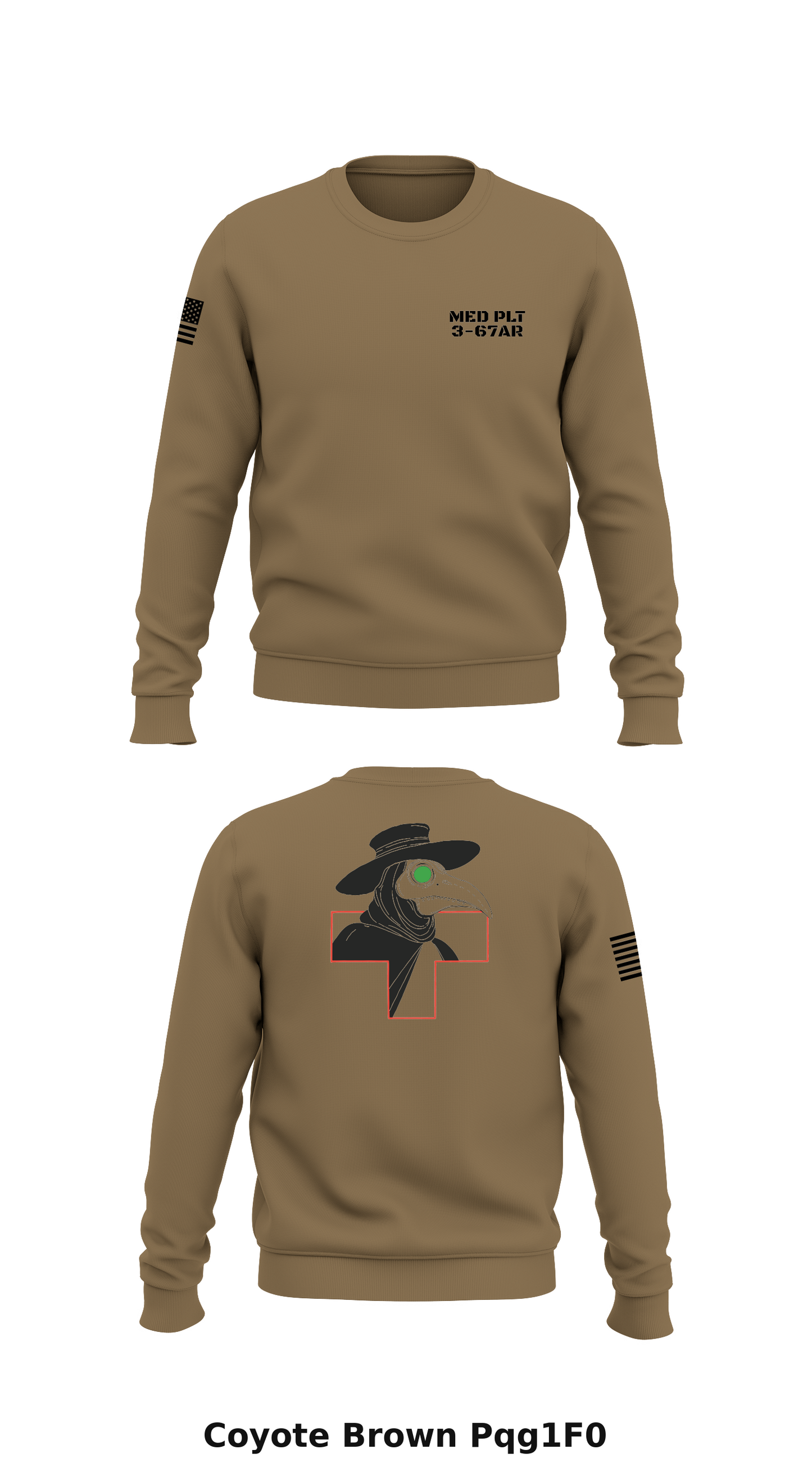 Med plt 3-67AR Store 1 Core Men's Crewneck Performance Sweatshirt - Pqg1F0